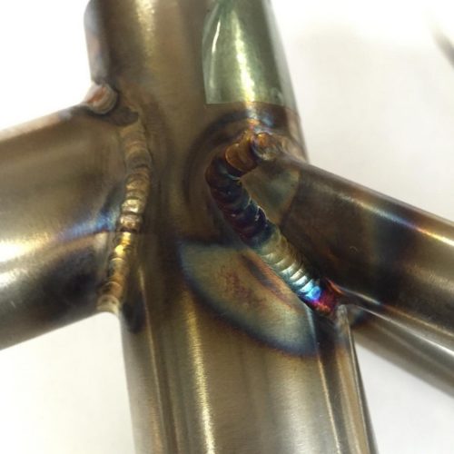 TIG welding seat stays bike frame