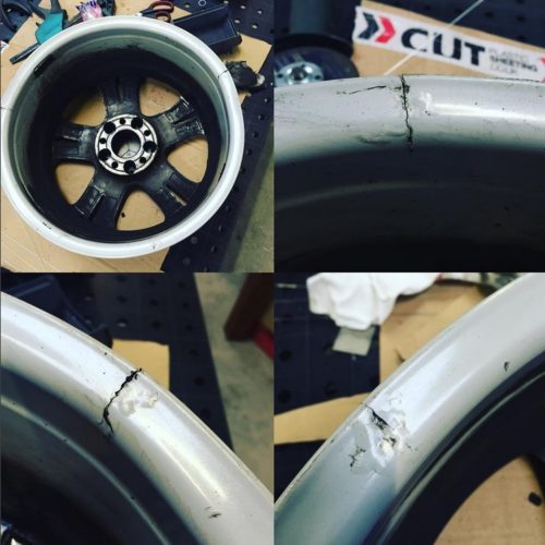 cracked alloy rim repair